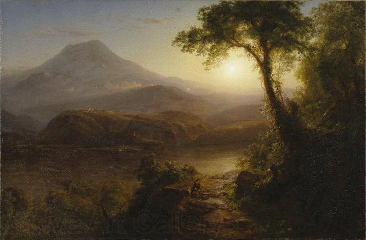 Frederick Edwin Church Tropical Scenery Norge oil painting art